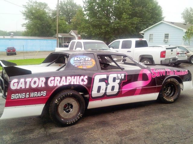 race car wrap
